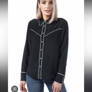 Levi’s silk western shirt